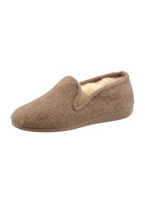 Damen Hausschuh in beige ,Größe 37, WITT, 100% Filz