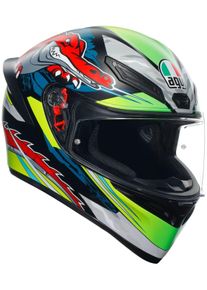AGV K1 S Dundee, full face helmet , color: Matt Black/Green/Red , size: M