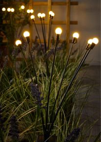 bonprix Lampă deco solară cu țepușă, negru, 0