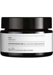 Evolve Organic Beauty Deodorant Cotton Fresh Cream Women's deodorants Unisex 30 ml