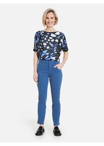 Gerry Weber Spijkerbroek - slim fit - blauw - 69% | Maat: 40 |