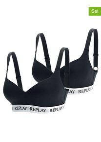 Replay 2-delige set: bustiers zwart - 58% | Maat: S |
