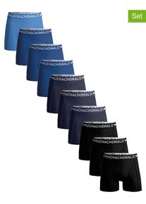 MUCHACHOMALO 10-delige set: boxershorts zwart/blauw - 57% | Maat: XL