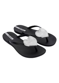 Ipanema Teenslippers zwart/zilverkleurig - 73% | Maat: 37 |