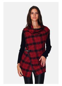 ASSUILI Vest zwart/rood - 82% | Maat: 34 |