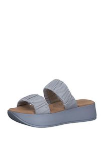 Tamaris Leren slippers lichtblauw - 66% | Maat: 39 |