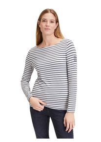 Betty Barclay Longsleeve donkerblauw/crème - 71% | Maat: S |
