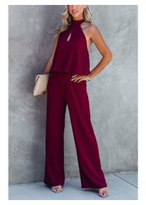 Milan Kiss Jumpsuit bordeaux - 49% | Maat: S |