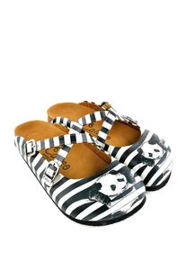 Calceo Clogs zwart/wit - 66% | Maat: 41 |