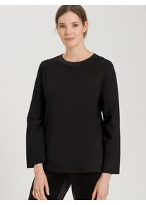 Hanro Longsleeve zwart - 65% | Maat: M |