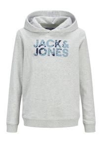 Jack & Jones JACK & JONES Junior Hoodie lichtgrijs - 28% | Maat: 176 |