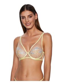 Kinga Push-up beha "Forget-Me-Not I" geel/lichtblauw - 67% | Maat: