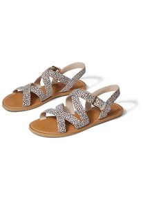 Toms Shoes TOMS Leren sandalen crème/zwart - 38% | Maat: 41 |