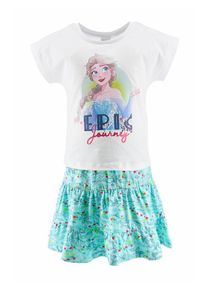 Disney Frozen 2-delige outfit "Frozen" wit/blauw - 67% | Maat: 104 |