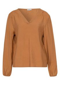 Cross Jeans Blouse lichtbruin - 69% | Maat: M |