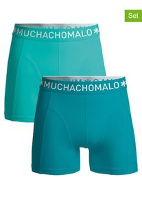 MUCHACHOMALO 2-delige set: boxershorts groen - 50% | Maat: 134/140 |