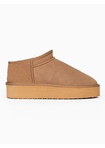 NICEBAY Leren winterboots "Hugette" camel - 73% | Maat: 38 |