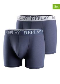 Replay 2-delige set: boxershorts donkerblauw - 42% | Maat: M |