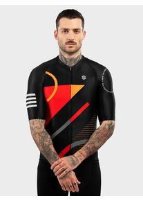 Siroko Fietsshirt "M2 Colorado" zwart/rood - 61% | Maat: L |