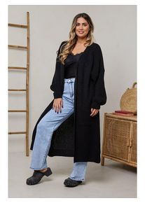 Plus Size Company Vest "Finley" zwart - 78% | Maat: 48 |