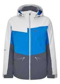 Ziener Ski-/snowboardjas "Tarpu" wit/blauw/grijs - 53% | Maat: 58 |