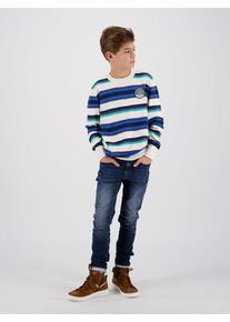Vingino Trui "Macao" donkerblauw/wit - 56% | Maat: 164 |
