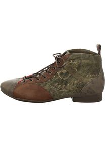 Think! Leren enkelboots kaki/lichtbruin - 65% | Maat: 39,5 |
