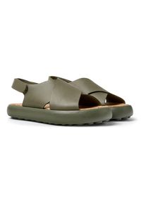 Camper Leren sandalen kaki - 55% | Maat: 42 |