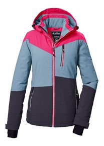 Killtec Ski-/snowboardjas antraciet/lichtblauw/roze - 45% | Maat: 42