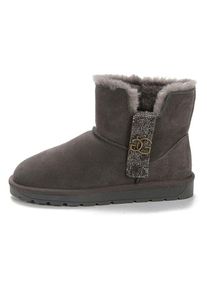 NICEBAY Leren winterboots "Loldy" grijs - 76% | Maat: 38 |