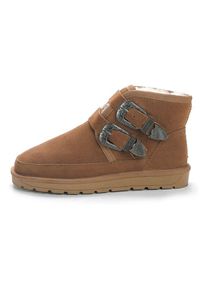 NICEBAY Leren winterboots "Garci" lichtbruin - 75% | Maat: 39 |