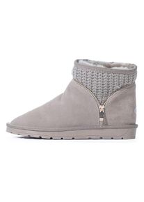 NICEBAY Leren winterboots "Tara" lichtgrijs - 75% | Maat: 38 |