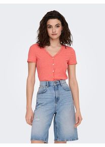 Only Blouse "Cille" koraalrood - 66% | Maat: L |