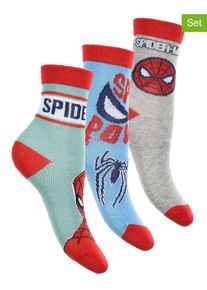 Spiderman 3-delige set: sokken "Spiderman" meerkleurig - 40% | Maat: