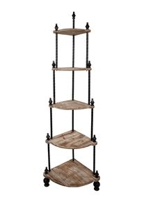 Clayre & Eef Clayre & Eef Kast lichtbruin/zwart - (B)45 x (H)184 x (D)45 cm - 55%
