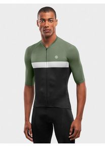 Siroko Fietsshirt "M3 Grand Master" zwart/olijfgroen/wit - 54% |