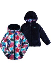 Peek U Omkeerbare doorgestikte jas "Meadow" meerkleurig/donkerblauw -