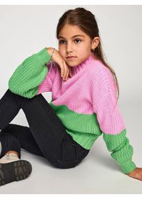 KIDS Only Trui "Bibba" groen/roze - 30% | Maat: 134/140 |