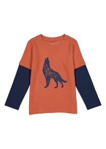 lamino Longsleeve oranje/donkerblauw - 50% | Maat: 116 |