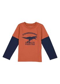 lamino Longsleeve oranje/donkerblauw - 65% | Maat: 140 |