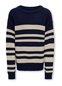 KIDS Only Trui "Ruben" donkerblauw/beige - 37% | Maat: 170/176 |