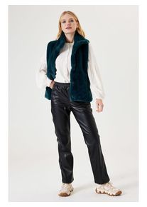Garcia Kunstleren broek zwart - 58% | Maat: S |