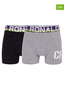 CR7 2-delige set: boxershorts zwart/grijs - 42% | Maat: 140-152 |