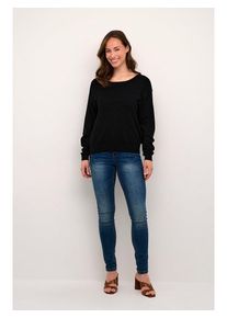 Cream Trui "Dela" zwart - 70% | Maat: M |