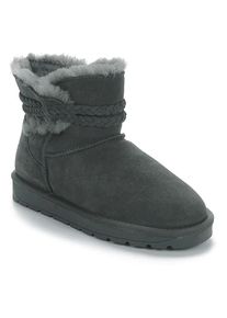 NICEBAY Leren winterboots "Leorgie" grijs - 77% | Maat: 36 |