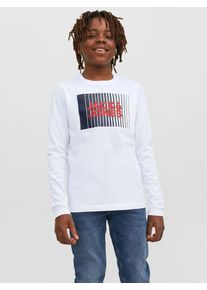 Jack & Jones JACK & JONES Junior Longsleeve wit - 28% | Maat: 164 |