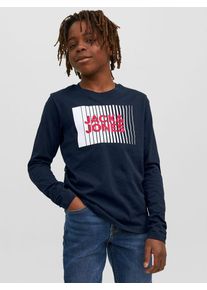 Jack & Jones JACK & JONES Junior Longsleeve donkerblauw - 21% | Maat: 128 |
