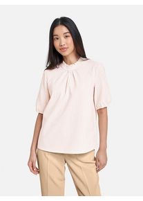 Taifun Blouse beige/wit - 71% | Maat: 40 |