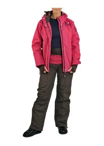 Peak Mountain 2-delige ski-/snowboardoutfit bruin - 73% | Maat: 140 |