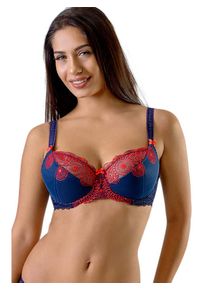Valea Voorgevormde beha rood/donkerblauw - 65% | Maat: 80I |